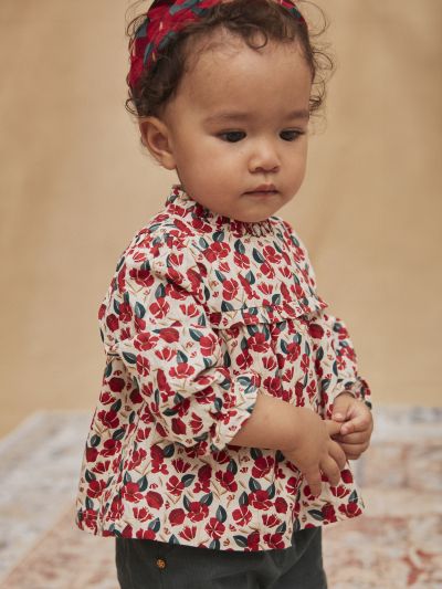 БЛУЗА С ВОЛАНИ GAOPHELIE 