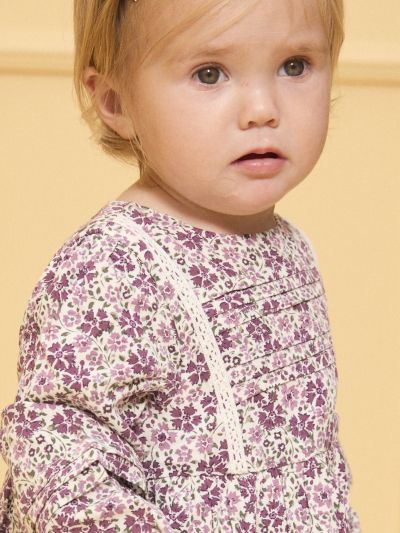 РОКЛЯ С ФЛОРАЛЕН ДЕСЕН ЗА БЕБЕ МОМИЧЕ ACECILE 