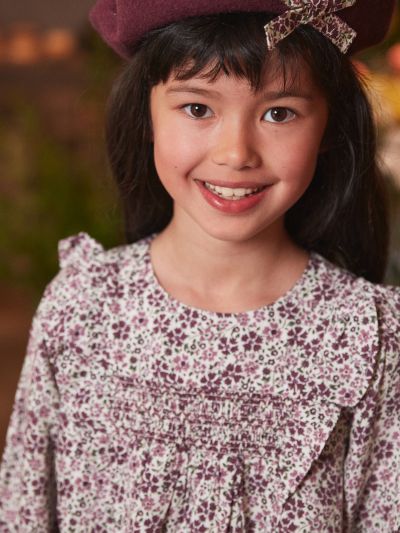 РОКЛЯ  ЗА МОМИЧЕ С ФЛОРАЛЕН ДЕСЕН LULIETTE 